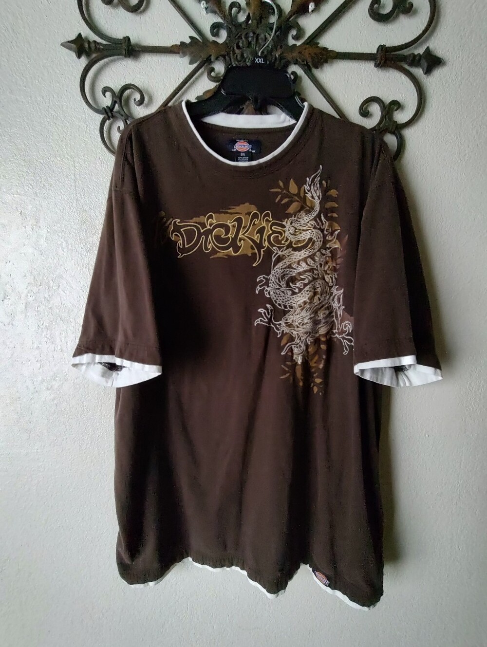 Modern Vintage Dickies Double Layered sleeve T Shirt